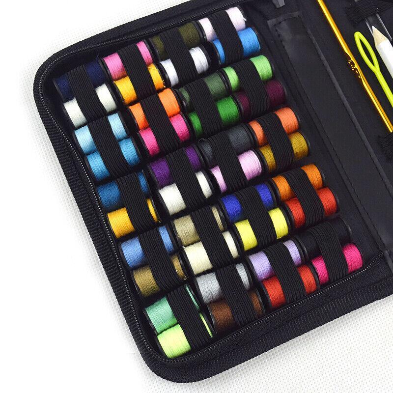 Clothing & Wardrobe Storage: 128Pcs Portable Sewing Kit Home Travel Emergency Professional Sewing Set