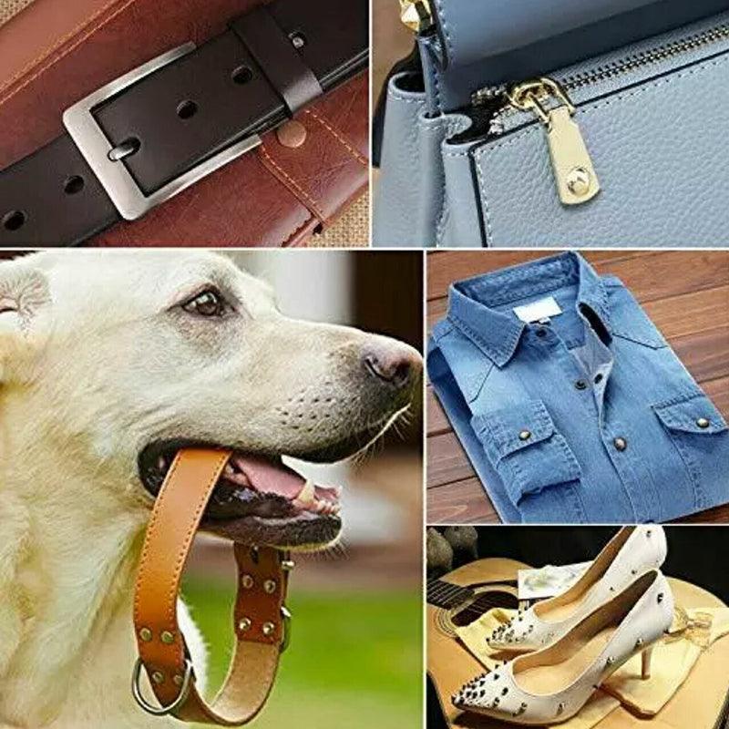 Hand Tools: Rotating Leather Hole Punch Plier 2-4.5mm 6 Size for Belt Strap Card Craft