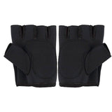 Weightlifting Gloves & Hand Supports: M Size Sports Gloves Weight Lifting Exercise Training Workout Bike Riding Men Women - Black+Pink