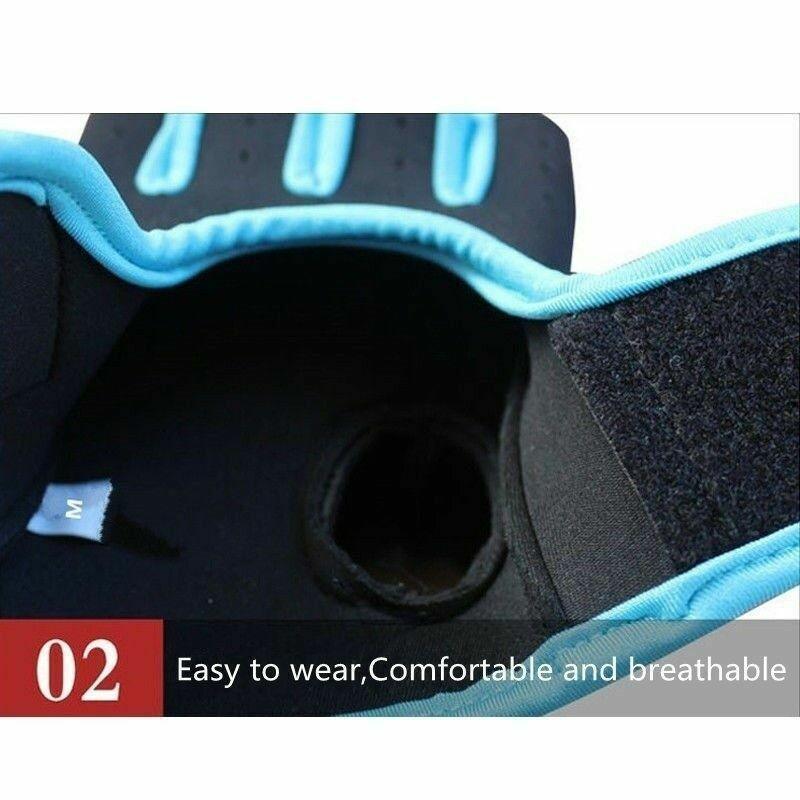 Weightlifting Gloves & Hand Supports: L Size Aolikes Sports Gloves Weight Lifting Exercise Training Workout Bike Riding - Black+Grey