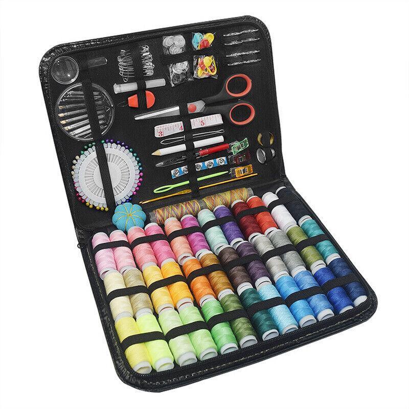 Arts & Crafts: Sewing Kit 183Pcs Portable Mini Premium Travel Home Beginner Emergency
