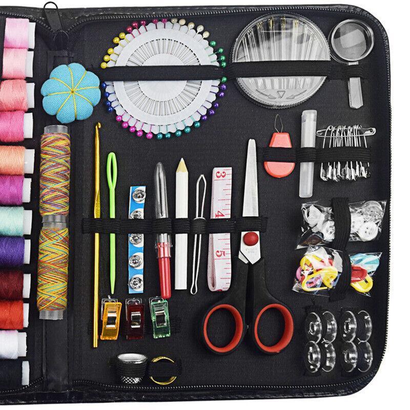 Arts & Crafts: Sewing Kit 183Pcs Portable Mini Premium Travel Home Beginner Emergency