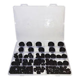 200 Pcs Auto Rubber Grommet Assortment Set Fastener Kit Blanking 7 Popular Sizes