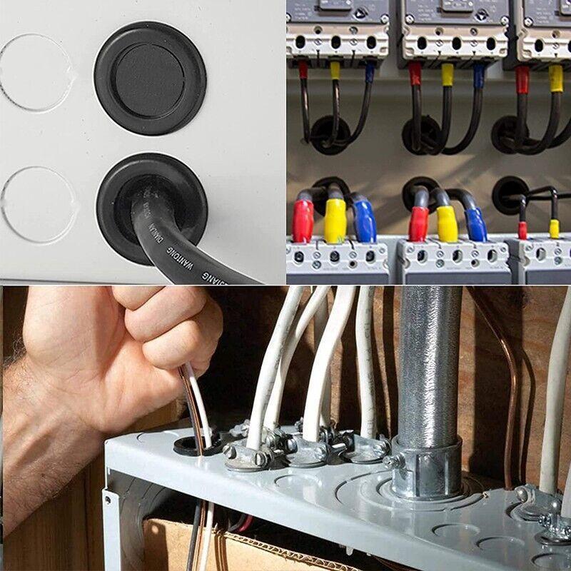 Automotive Repair & Speciality Tools: 200 Pcs Auto Rubber Grommet Assortment Set Fastener Kit Blanking 7 Popular Sizes