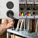 200 Pcs Auto Rubber Grommet Assortment Set Fastener Kit Blanking 7 Popular Sizes