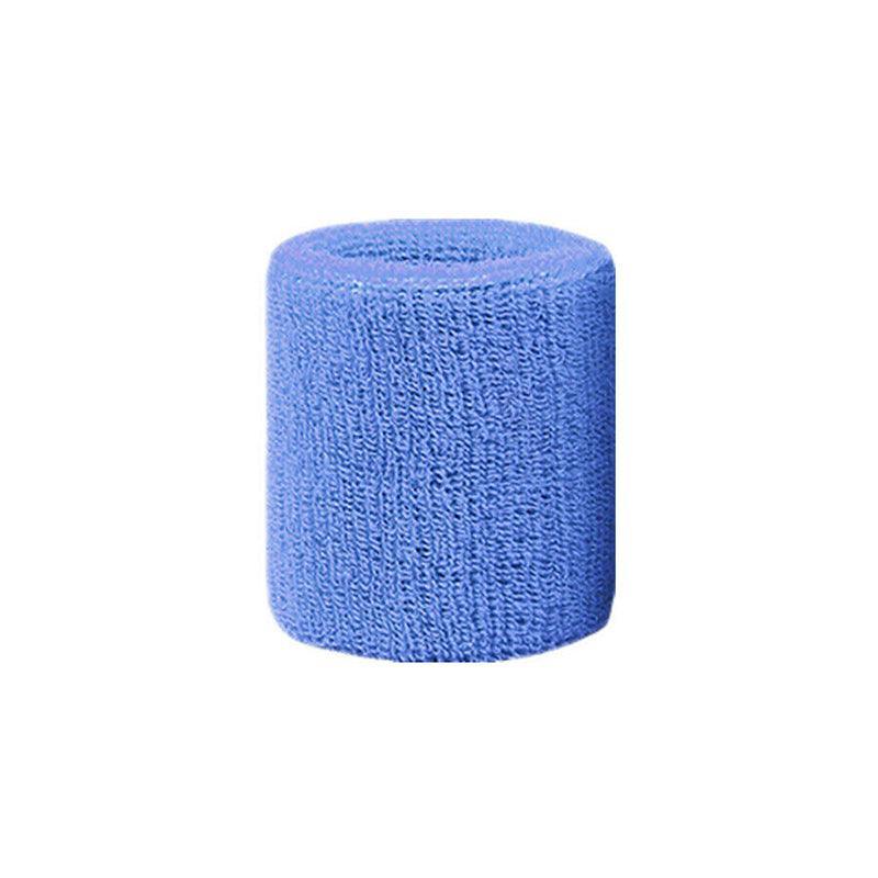 Supports & Braces: Sport Cotton Wristband Wrist Band Sweatband Sweat Training Tennis Gym Yoga - Grey
