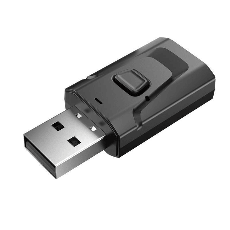 Audio Accessories: 2 in 1 Bluetooth 5.0 USB Audio Transmitter Receiver with 3.5mm AUX Adapter