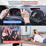 2 in 1 Bluetooth 5.0 USB Audio Transmitter Receiver with 3.5mm AUX Adapter