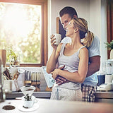 Coffee Machines & Accessories: Coffee Tea Cup Drip Filter Mesh Holder Reusable Stainless Steel Pour Over Funnel