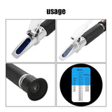Measuring Tools & Sensors: 58-90% Honey Refractometer Calibration Refractometer Honey Moisture Meter Au