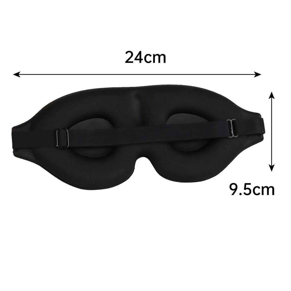 Wellness Accessories: Travel Sleep Eye Mask 3D Memory Foam Soft Padded Shade Cover Sleeping Blindfold