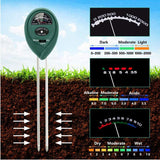 3 In 1 Soil Ph Tester Water Moisture Test Meter Kit For Garden Plant Testing Au