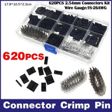 620X Connector Crimp Pin Male Housing Kit Female Dupont Wire Jumper Pin Header