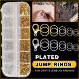 800x Jump Rings Split Lobster Clasps Hooks For DIY Jewelry Making Necklace