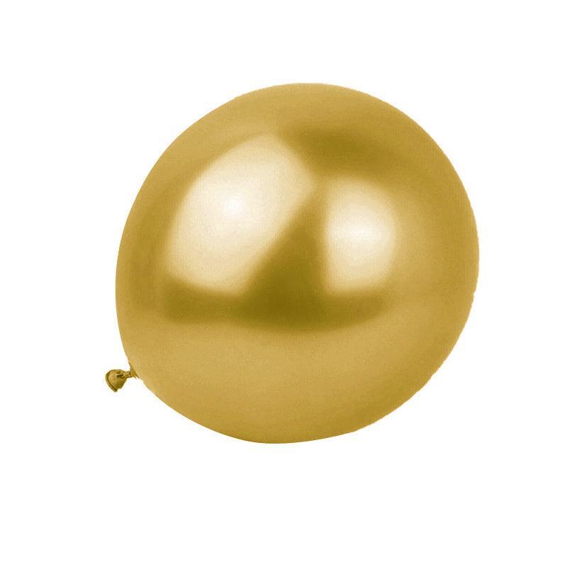 Balloons: Metallic Latex Balloons 12 Inch Chrome Party Balloons for Birthday Wedding Decoration - Rose Gold 10PCS