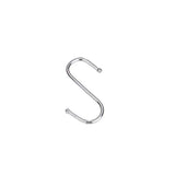 8cm Stainless Steel S Shape Hooks Kitchen Hanger Rack Clothes Hanging Plant Holders - 20PCS