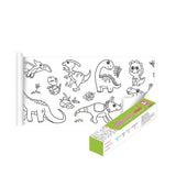 3M DIY Colouring Paper Roll with 12 Colour Pencils Cartoon Doodle Set - Daily necessities(With 12PCS Colored Pencils)