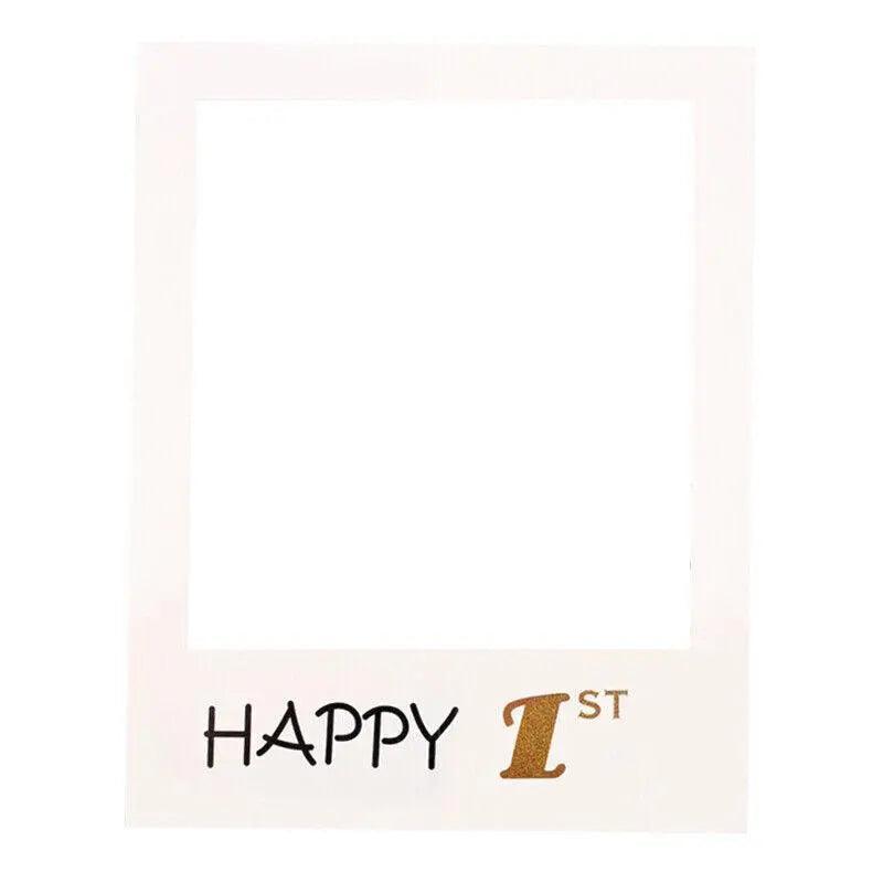 Activity Games: 1Th 18Th-60Th Photo Booth Props Picture Frame Wedding Birthday Party Decoration - Happy 21ST