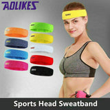 Women's Accessories: Aolikes Headbands Sweatband Cotton Hair Gym Yoga Stretch Sport Sweat Band - Blue