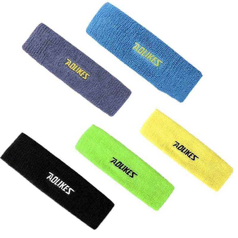 Women's Accessories: Aolikes Headbands Sweatband Cotton Hair Gym Yoga Stretch Sport Sweat Band - Grey