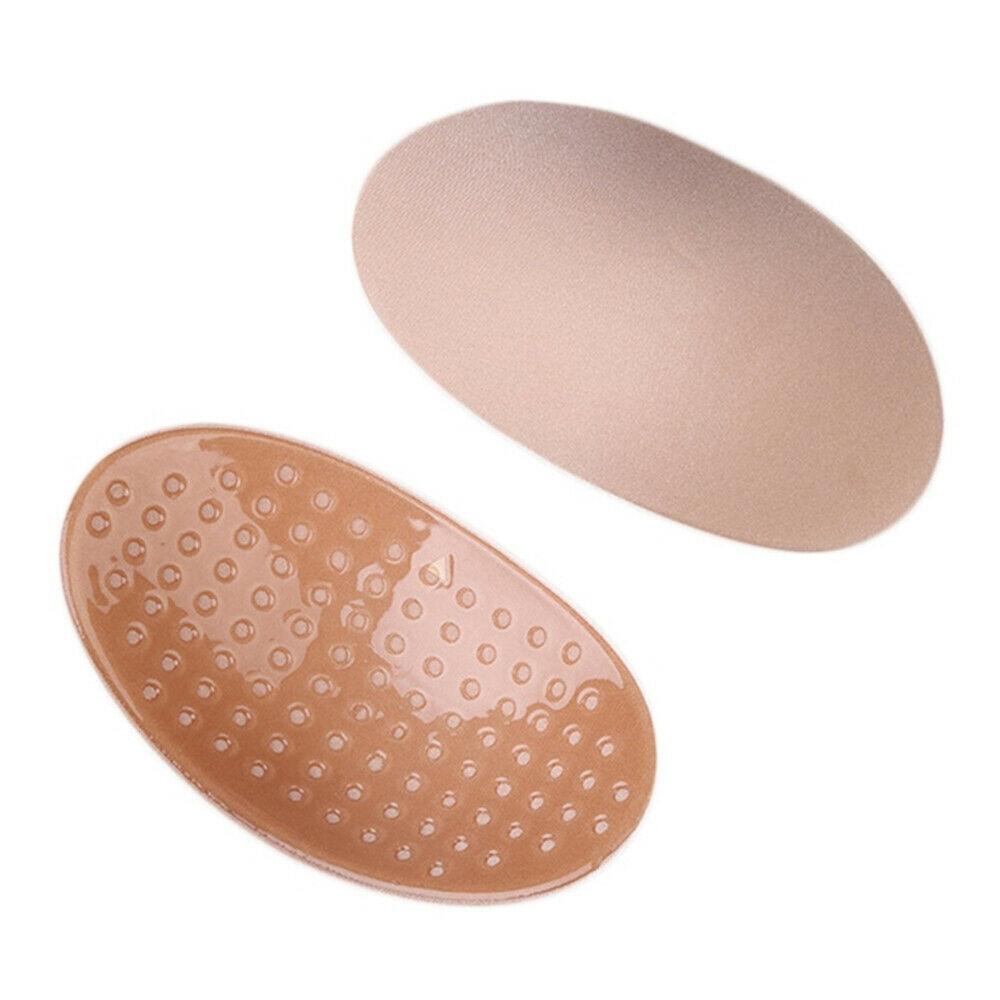 Women's Accessories: 2Pcs Soft Anti-Slip Invisible Shoulder Pads Naturally Increased Silicone /Sponge - Beige (Sponge)