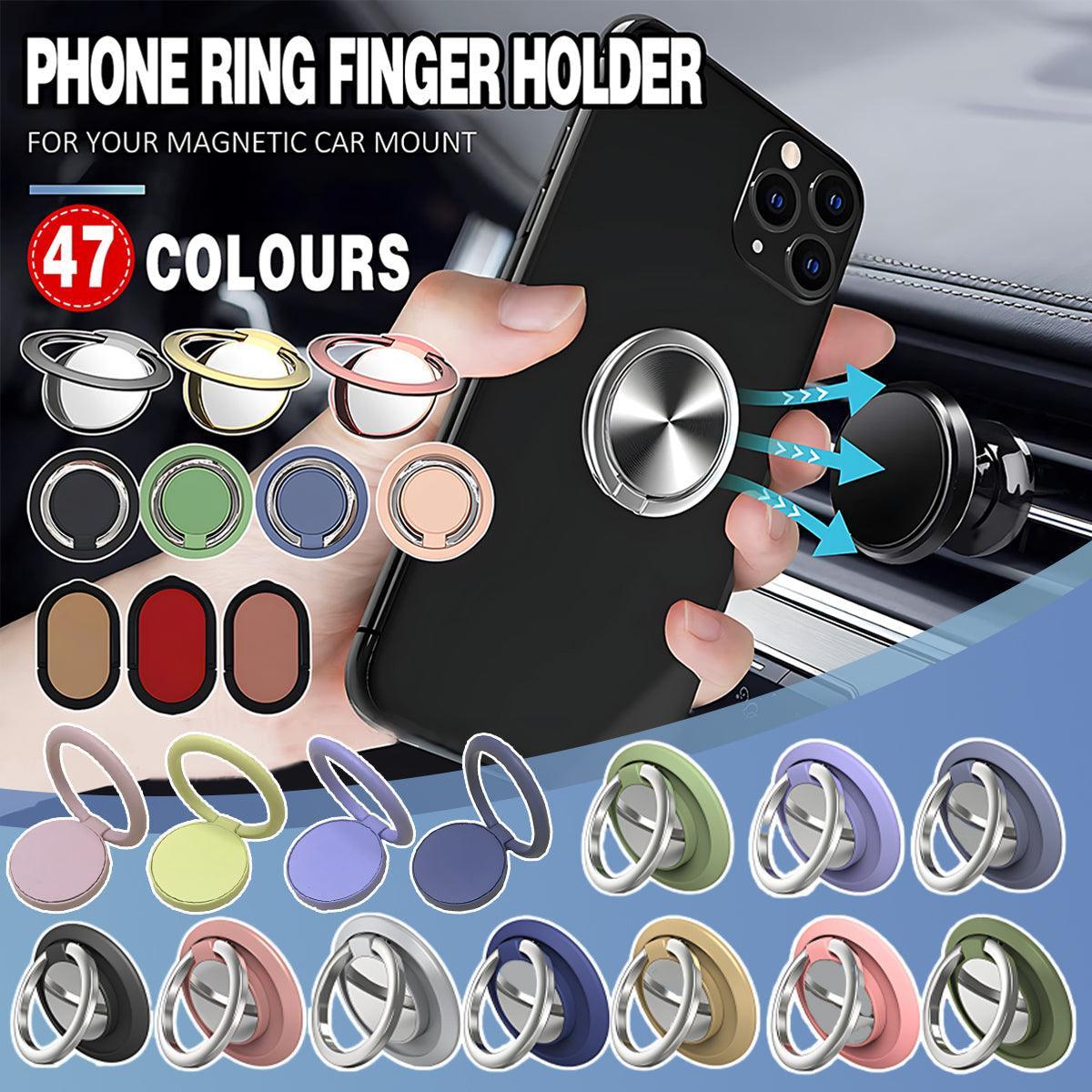 Laptop Stands: Iring Phone Ring Finger Holder Stand Car Mount Hook For Iphone Ipad Mobile Grip - C- Purple