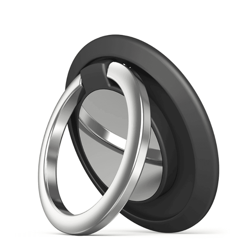 Laptop Stands: Iring Phone Ring Finger Holder Stand Car Mount Hook For Iphone Ipad Mobile Grip - D- Black