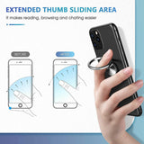 Laptop Stands: Iring Phone Ring Finger Holder Stand Car Mount Hook For Iphone Ipad Mobile Grip - E- Silver