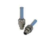 2PCS Flashing Neon Led Light Wheel Valve Cap Tyre - Red