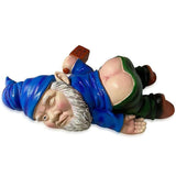 Garden Ornaments: Funny Drunk Dwarf Garden Gnome Decor Yard Patio Ornament Rude Passed Out Statue