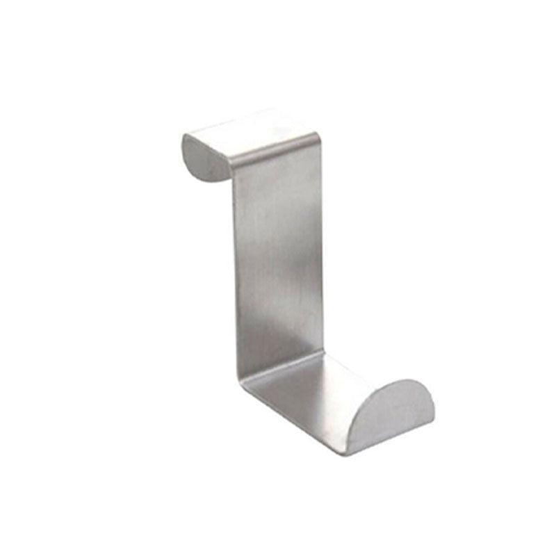Bathroom Cabinets, Cupboards & Storage: 4X/6X Over Door Hooks Hanger Holder Stainless Steel Cabinet Organizer Clothes 4.5cm - 6 PCS