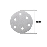 100x 123mm 6/8-Hole Sanding Discs Hook Loop Orbital Sander Pads 80 120 240 Grit - 60 Grits（6-Hole）