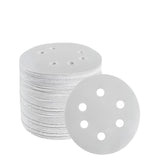 100x 123mm 6/8-Hole Sanding Discs Hook Loop Orbital Sander Pads 80 120 240 Grit - 60 Grits（6-Hole）