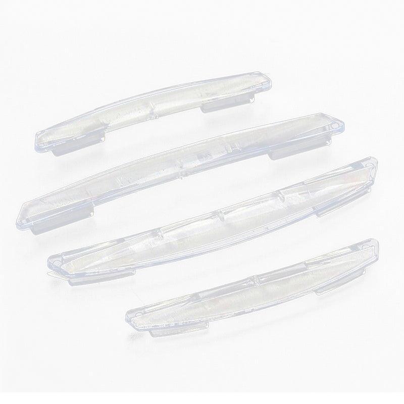 Automotive Parts: 4PCS Car Door Edge Protector Anti Collision Strip Transparent PVC Guard 8cm 11cm