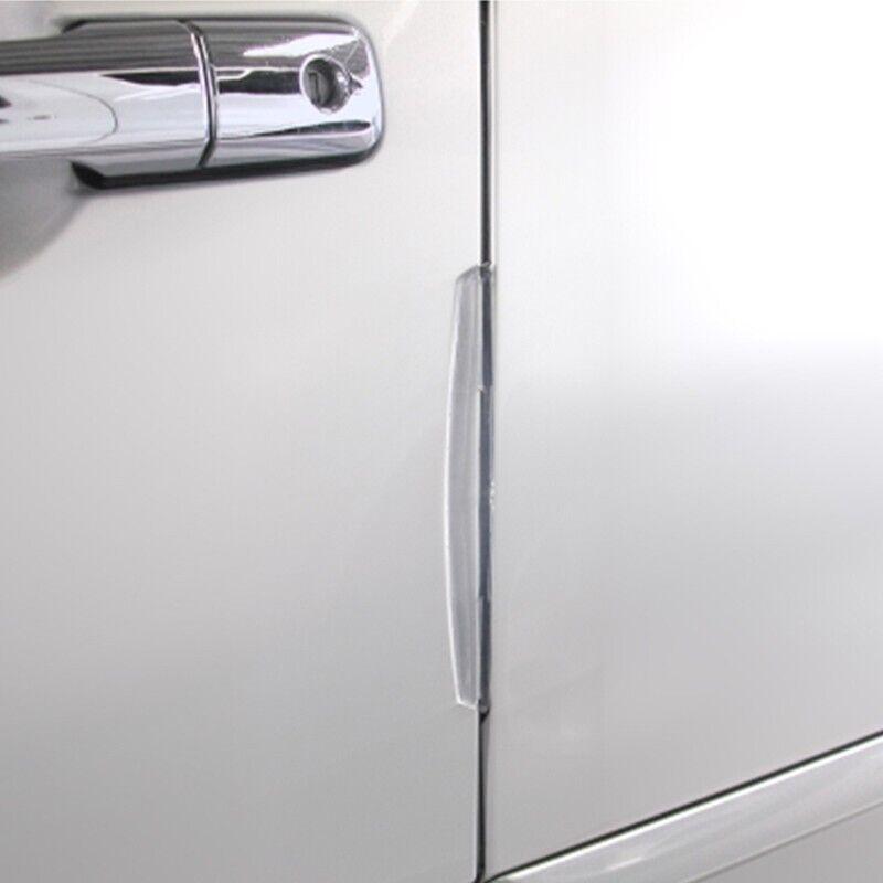 Automotive Parts: 4PCS Car Door Edge Protector Anti Collision Strip Transparent PVC Guard 8cm 11cm