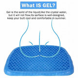 Cushions & Throws: Gel Honeycomb Seat Comfort Cushion Flex Back Support Spine Protector - 1000g (44*36.5*4.5CM)