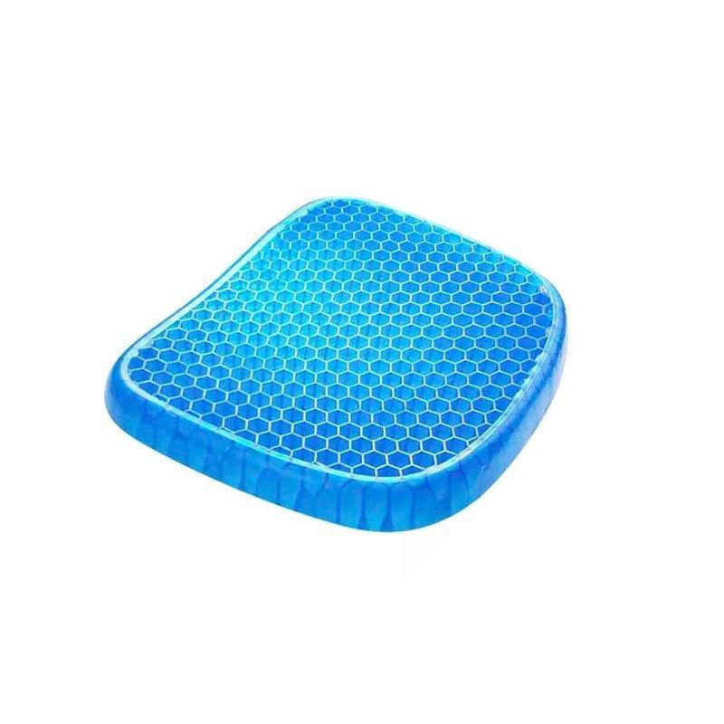Cushions & Throws: Gel Honeycomb Seat Comfort Cushion Flex Back Support Spine Protector - 1000g (44*36.5*4.5CM)