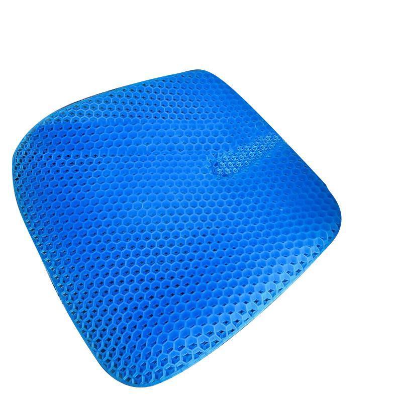 Cushions & Throws: Gel Honeycomb Seat Comfort Cushion Flex Back Support Spine Protector - 1000g (44*36.5*4.5CM)