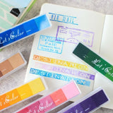 Arts & Crafts: Gradient Color Ink Pad Inkpad Rubber Stamp Water Based Diy Finger Print 10 Colours - C3