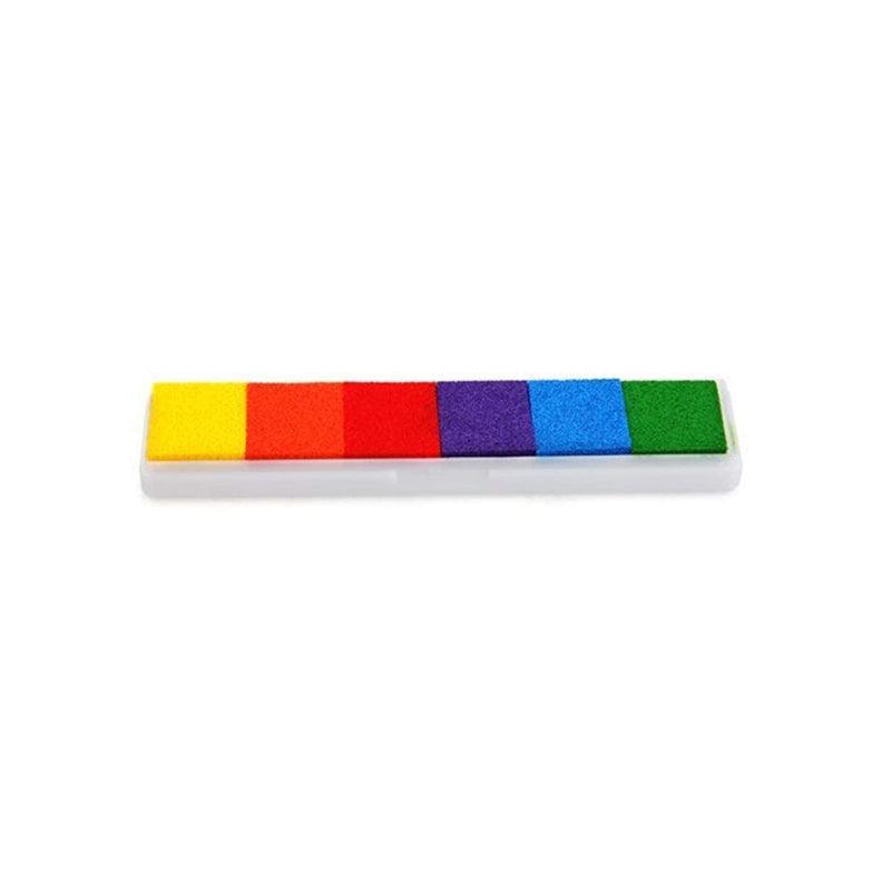 Arts & Crafts: Gradient Color Ink Pad Inkpad Rubber Stamp Water Based Diy Finger Print 10 Colours - C3