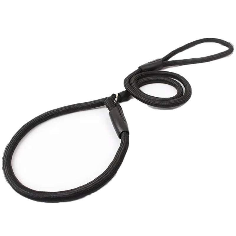 Dog Collars, Leads & Harnesses: Dog Training Correction Leash Lead Cesar Puppy Pets Millan Slip Nylon Rope 10*140mm - Blue