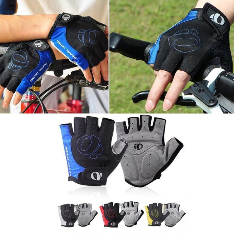Men's Accessories: XL Size Cycling Bicycle Half Finger Bike Gloves Unisex Anti Slip Padded - Blue