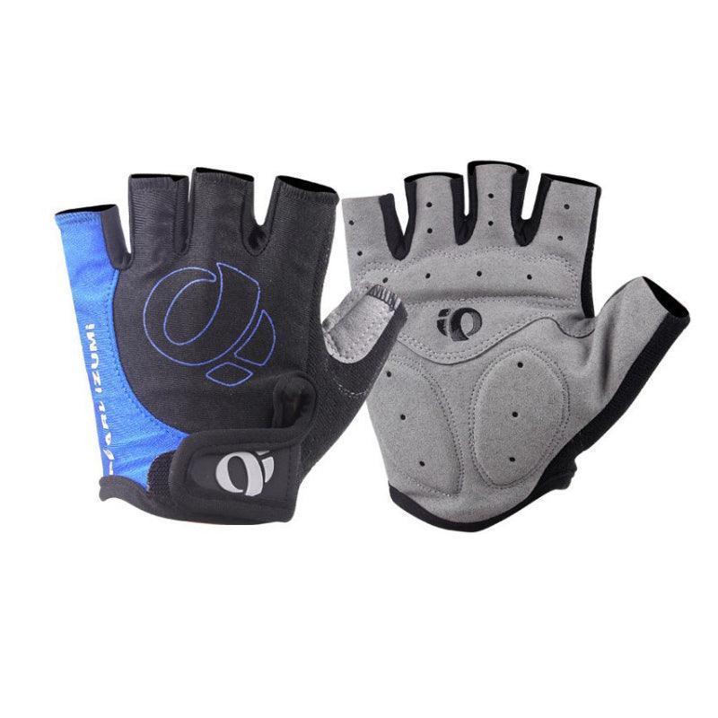 Men's Accessories: XL Size Cycling Bicycle Half Finger Bike Gloves Unisex Anti Slip Padded - Blue