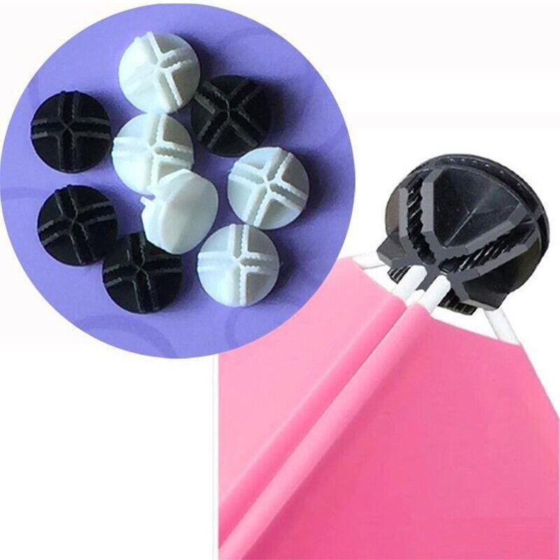 Bathroom Cabinets, Cupboards & Storage: 20PCS Wire Storage Cube Plastic Connectors Mesh Snap Plastic Push Grid - White
