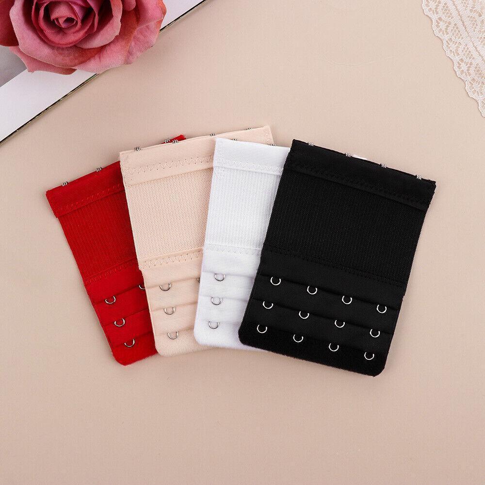Women's Accessories: 4 Hooks Underwear Extension Bra Buckle Bra Extender Hook Brassiere Strap - Red