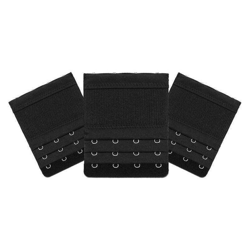 Women's Accessories: 4 Hooks Underwear Extension Bra Buckle Bra Extender Hook Brassiere Strap - Red