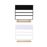 Earring Stand Display Rack 3-Tier Ear Stud Holder Jewelry Organizer 144 Holes - Black