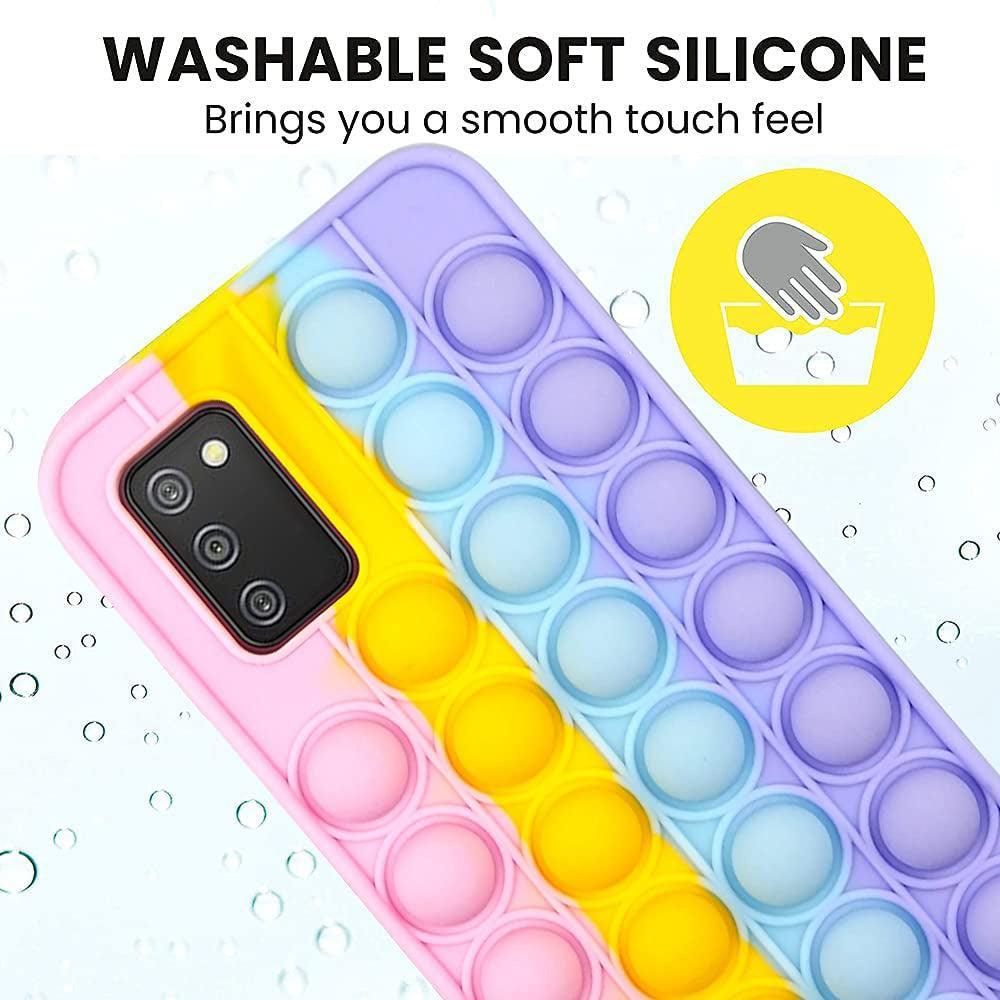 Phone Cases & Screen Protectors: Rainbow Pop Fidget Toys Push It Bubble Phone Case For iPhone 7 8 Plus X XR 11 12 Pro Max - iPhone 13Pro