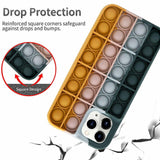 Phone Cases & Screen Protectors: Rainbow Pop Fidget Toys Push It Bubble Phone Case For iPhone 7 8 Plus X XR 11 12 Pro Max - iPhone 13