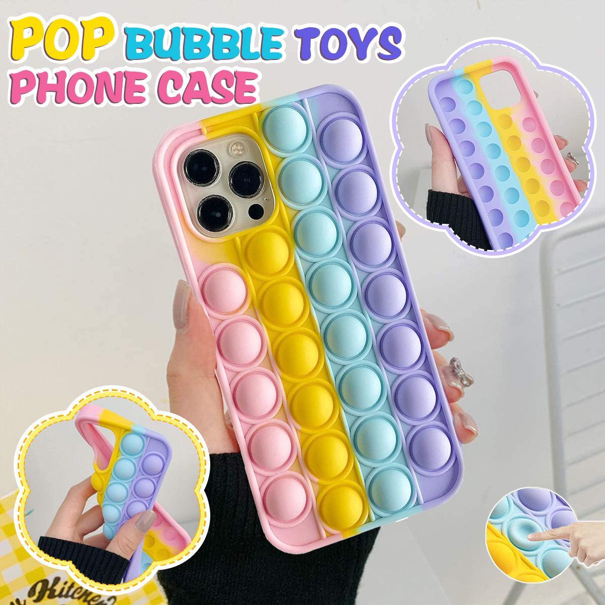 Phone Cases & Screen Protectors: Rainbow Pop Fidget Toys Push It Bubble Phone Case For iPhone 7 8 Plus X XR 11 12 Pro Max - iPhone 11ProMAX